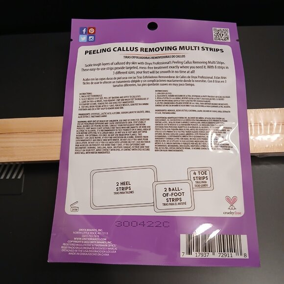 Foot Care Bundle Great Gift Idea Callus Remover Strips Epsom Salt Foot Mask - Picture 12 of 15